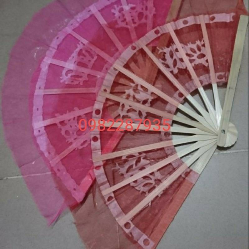 Quạt voan múa 1 chiếc giá rẻ
