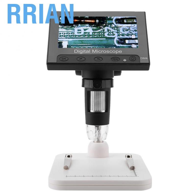 Kính lúp điện có đèn led chất lượng cao DM4 2MP phóng đại 500/1000 lần màn hình 4.3"