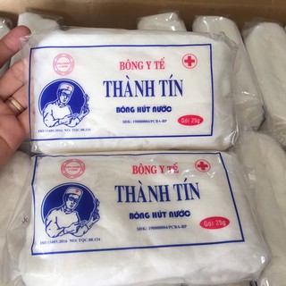Bông gòn y tế gói 25g THÀNH TÍN