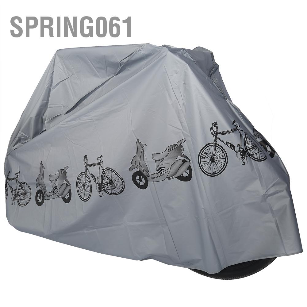 Spring061 2x1.1M Xe đạp Che xe máy Mưa ngoài trời Bảo vệ chống bụi Chống thấm nước tia cực tím