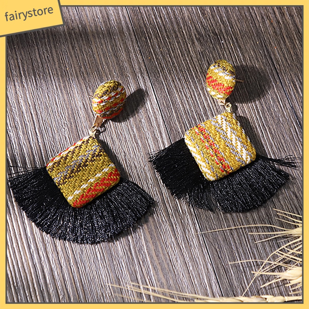 Bông tai dáng dài tạo hình độc đáo thời trang cho nữ