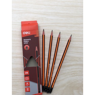Bút Chì Gỗ 2B Deli 37013 lẻ từ 5 chiếc