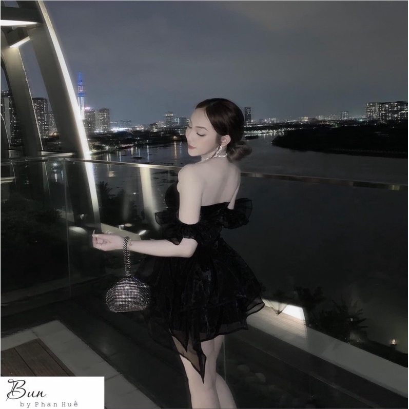 Váy dạo phố đi chơi-Đầm trễ vai đi tiệc