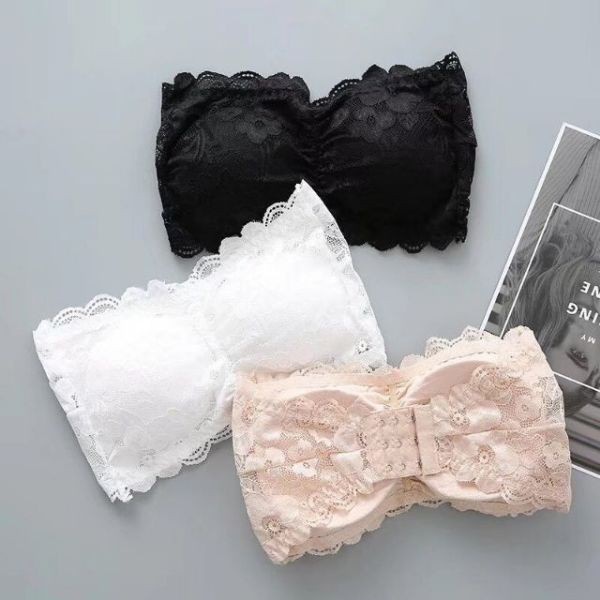 Áo Bra Ren Ống Cúp Ngực vải ren mềm mịn, cực ôm và nâng ngực ( bra quây - yếm ren ) - Mbra94