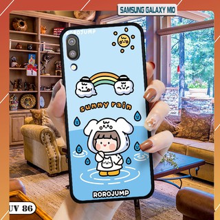 Ốp Samsung Galaxy M10 - lưng nhám viền dẻo ngộ nghĩnh
