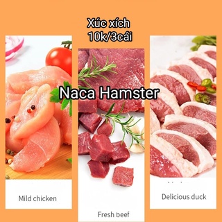 Xúc xích cho Hamster - set 3 cây