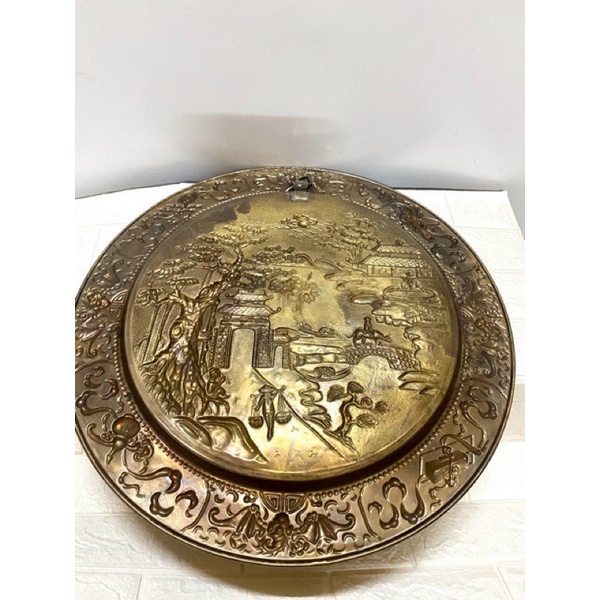 MÂM ĐỒNG QUÊ KÍCH THƯỚC 53 cm. CHẤT LIỆU BẰNG ĐỒNG 100%