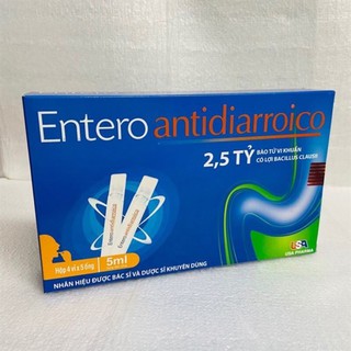 Men tiêu hóa Entero Antidiarroico cân bằng vi khuẩn đường ruột – Hộp 20 ống