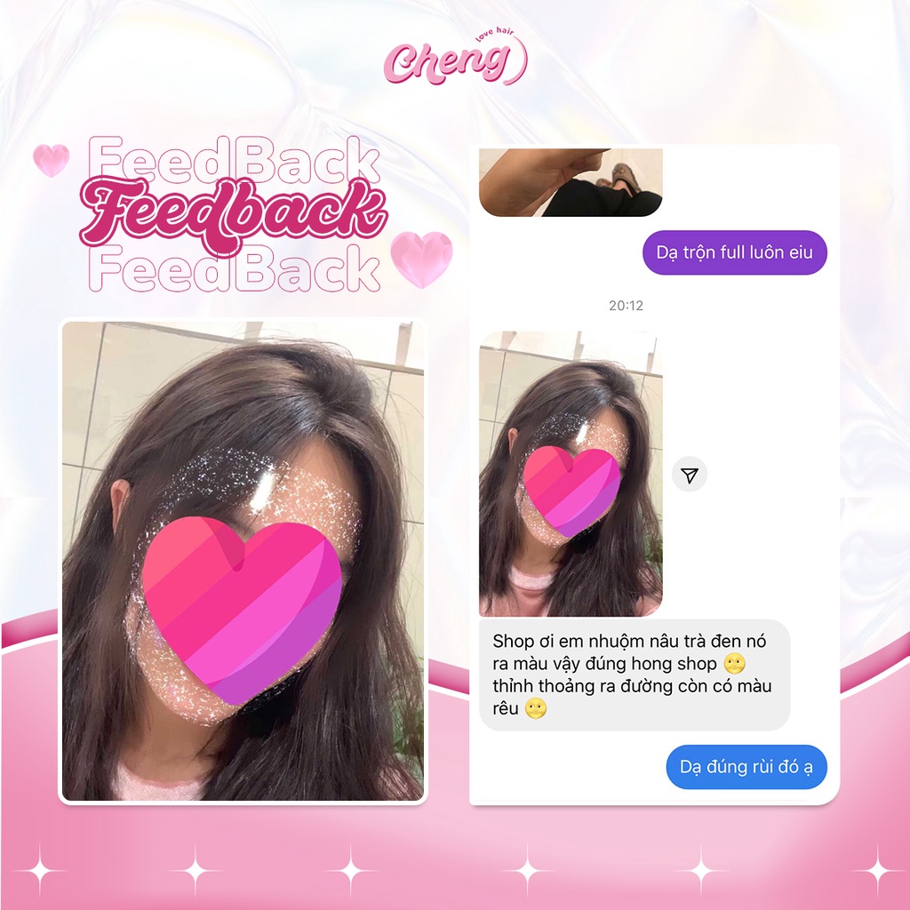 Thuốc Nhuộm Tóc Màu NÂU TRÀ ĐEN Không Tẩy | Chenglovehair, Chenglovehairs
