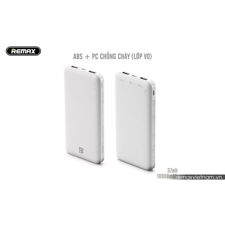 [ HÀNG CHÍNH HÃNG BH 12 THÁNG] Pin sạc dự phòng 10.000mAh Remax RPP-119