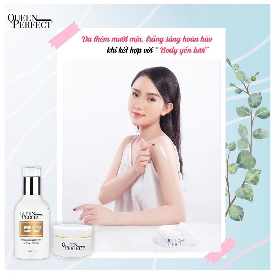 Ủ Yến Tươi Dưỡng Trắng Body QUEENPERFECT Mờ Thâm,Sạm Da,Da Bắt Nắng, Cháy Nắng, Da Không Đều Màu, Nuôi Da Căng Mọng | BigBuy360 - bigbuy360.vn