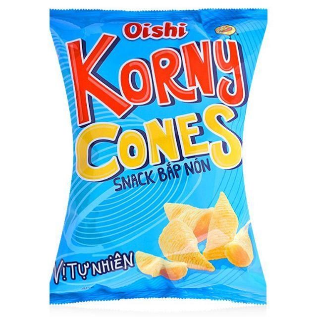 Bánh Snack BẮP NÓN - KORNS CONES vị Tự nhiên/Phô mai 40g