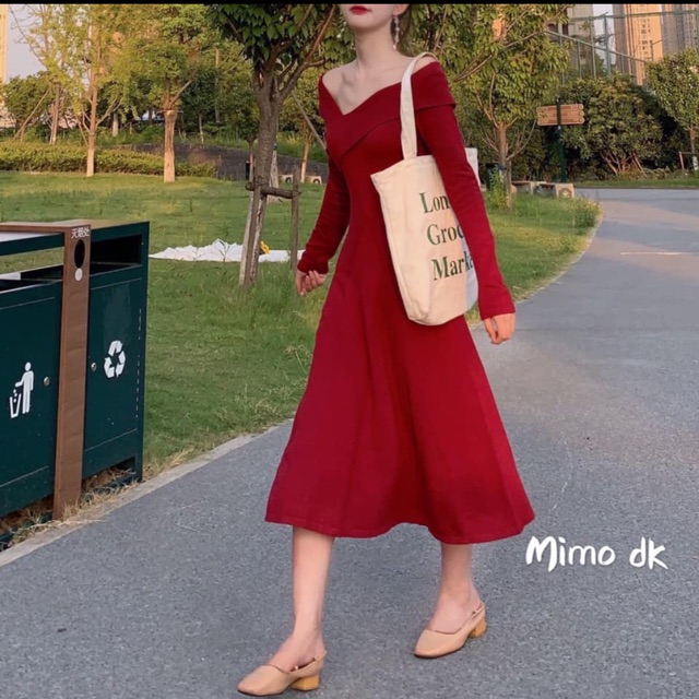Váy len xinh như girl Hàn💥