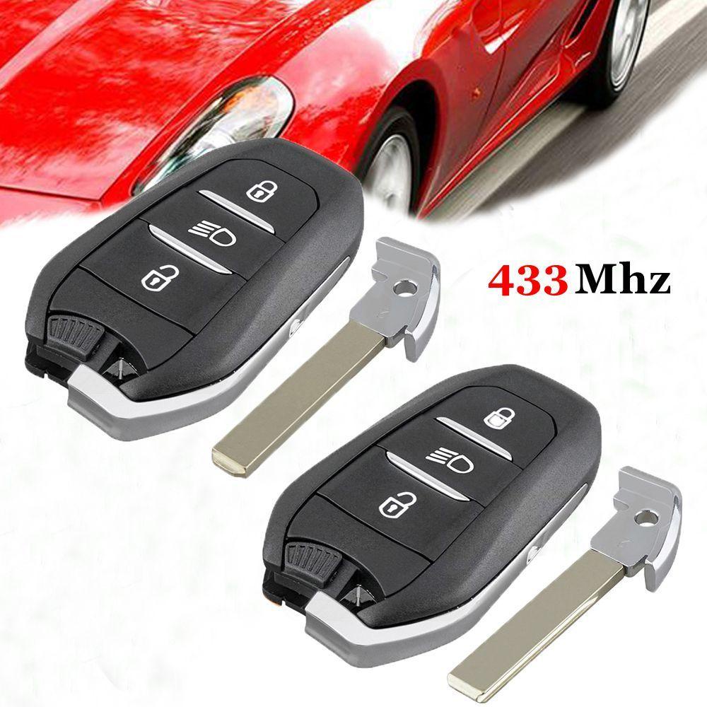 Chìa Khóa Điều Khiển Từ Xa SHOUKEY 433MHz Cho Xe Hơi Peugeot