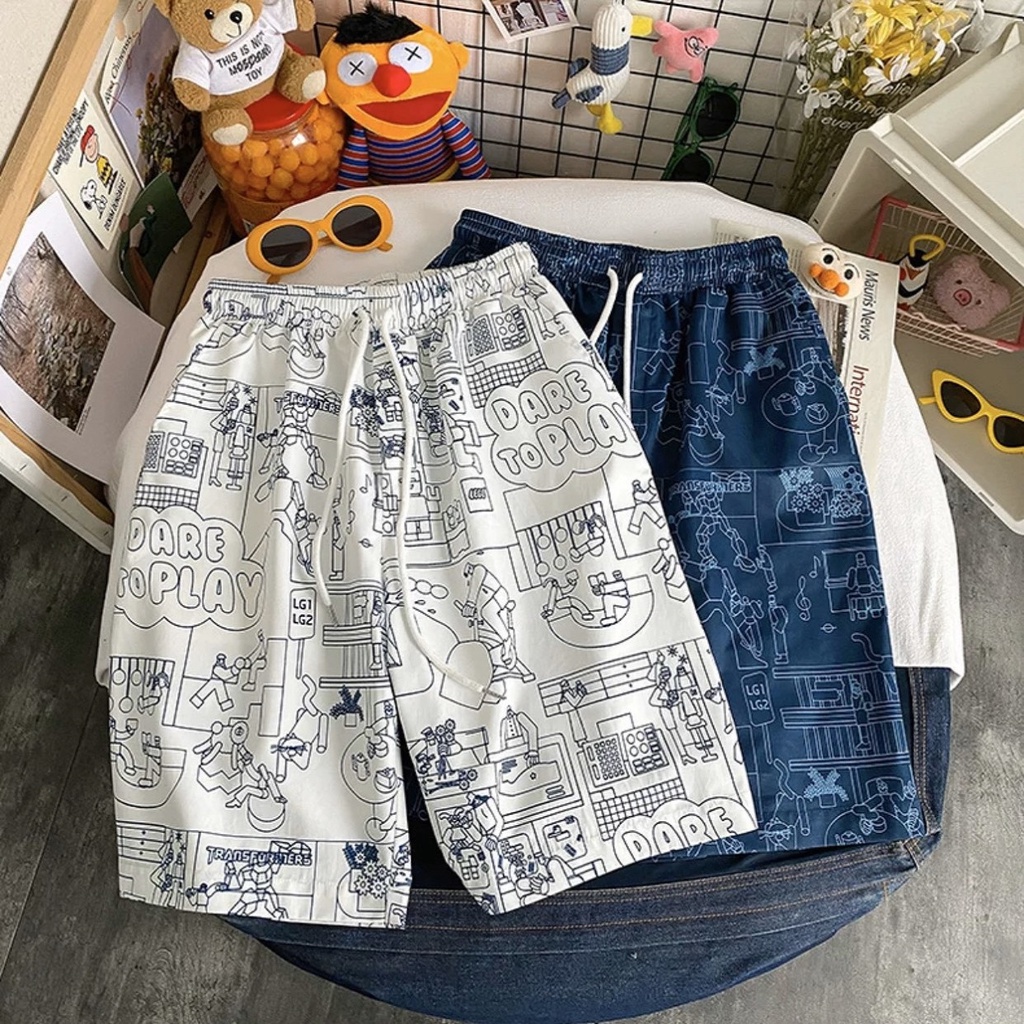 Quần short Unisex, Quần đùi kaki mặc đi chơi, đi biển, Nam nữ đều mặc đẹp | WebRaoVat - webraovat.net.vn