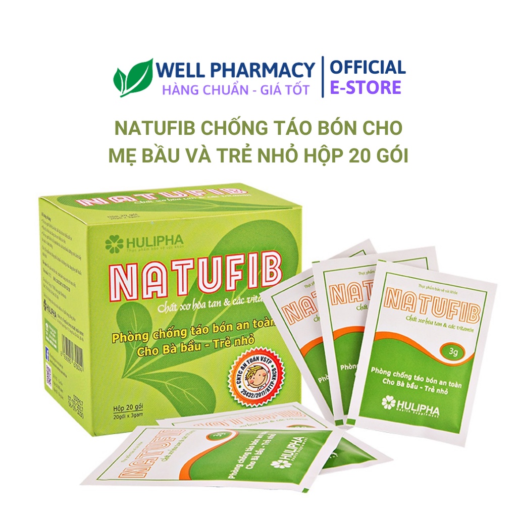 NATUFIB HỖ TRỢ TIÊU HÓA CHO MẸ BẦU VÀ TRẺ NHỎ