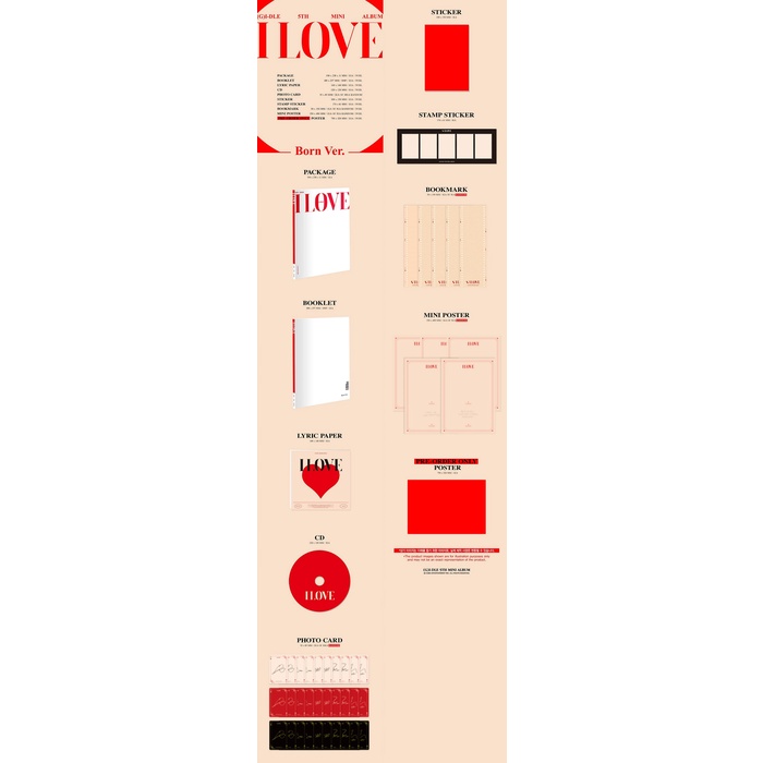 I-DLE - Mini 5th Album I LOVE