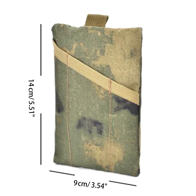 Túi Đựng Tiền Xu Đeo Thắt Lưng Họa Tiết Rằn Ri Phong Cách Thể Thao Tiện Dụng