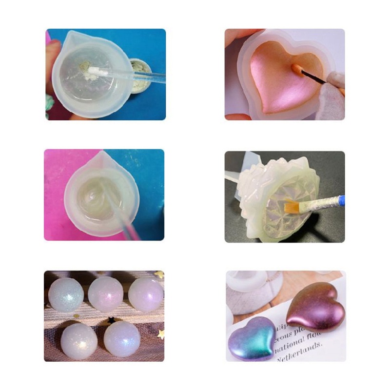 Bột Khoáng Mica Resin Tự Nhiên Dùng Làm Sáp Nến / Trang Sức DIY