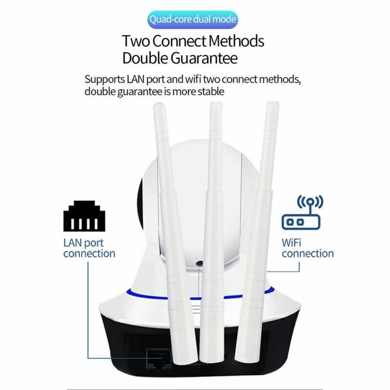 Camera IP Wifi Yoosee 3 râu - Camera Yoosee xoay 360° đàm thoại 2 chiều | BigBuy360 - bigbuy360.vn