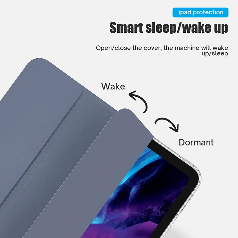 Ốp Máy Tính Bảng Da Trong Suốt Cho iPad 10 10.9 2022 Mini 6 Pro 11 M1 2019 2020 2021 10.2 7 / 8th iPad 5 / 6th 9.7 Air 4 10.9