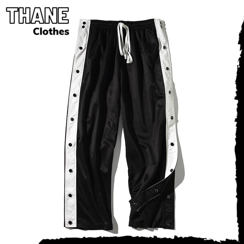 Quần Dài Buttons Pants Cúc Bấm, Quần Dài Dáng Suông Cúc Bấm Unisex - THANE Clothes (QJN6) | BigBuy360 - bigbuy360.vn