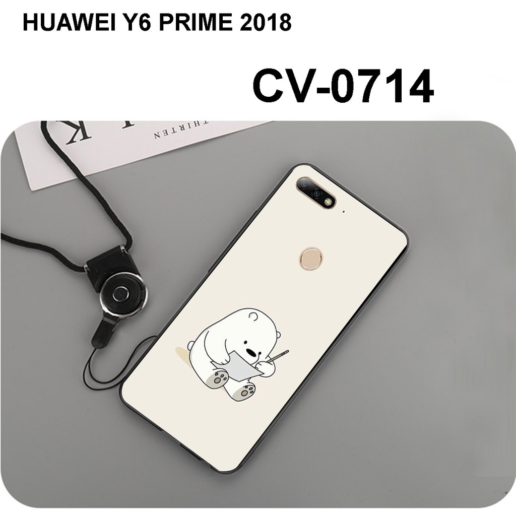 [SALE 30%] Ốp lưng Huawei Y6 Prime 2018 in hình đáng yêu