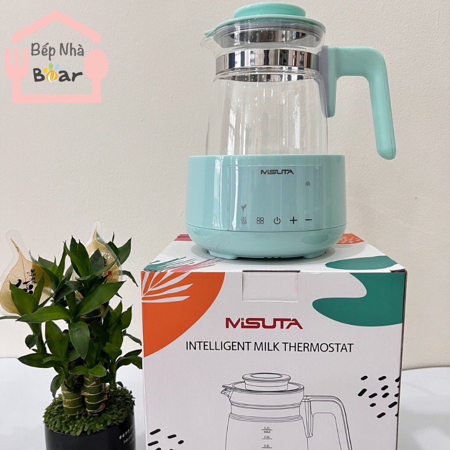 Bình đun nước pha sữa misuta có điều khiển, không có điều khiển và mẫu giá rẻ có bình rời BẾP NHÀ BEAR