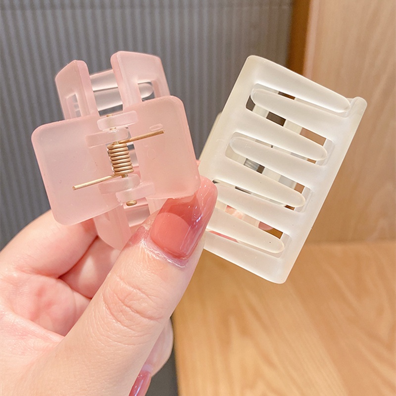 Kẹp Tóc Bằng Nhựa Acrylic Phong Cách Hàn Quốc Mới