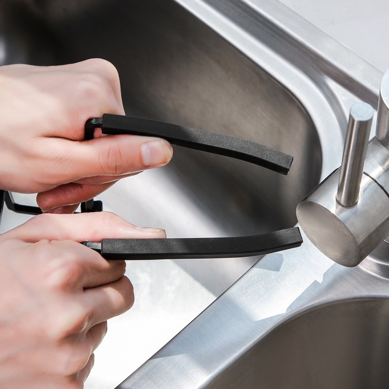 Giá Đỡ Đựng Xà Phòng Mút Rửa Chén Hai Tầng Ráo Nước Sắp Xếp Gọn Gàng Cho Nhà Bếp Nhà