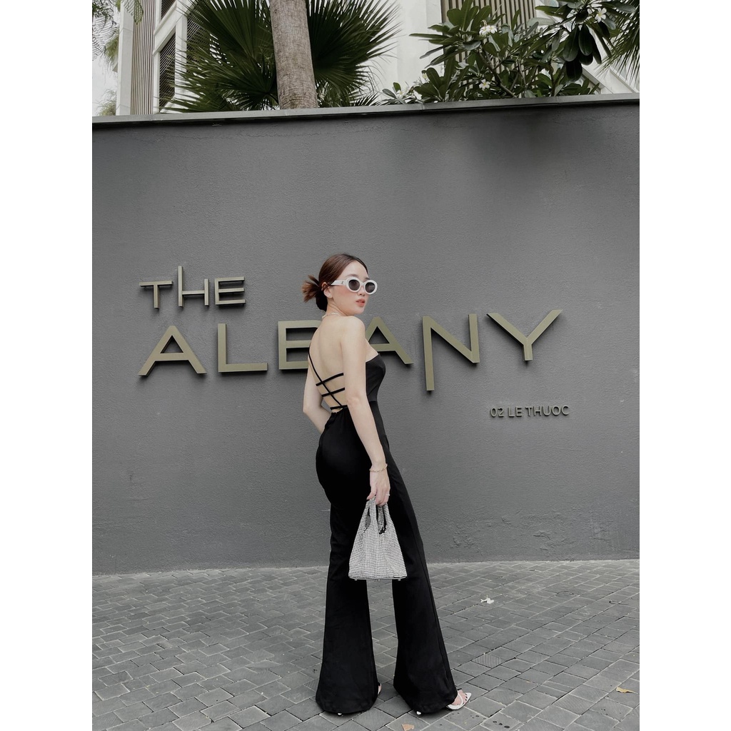 Jumpsuit Dây Ống Loe