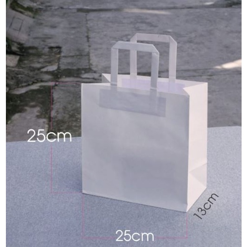 10 túi giấy đưng quần áo size 25x25x13 cm (mẫu số 2)