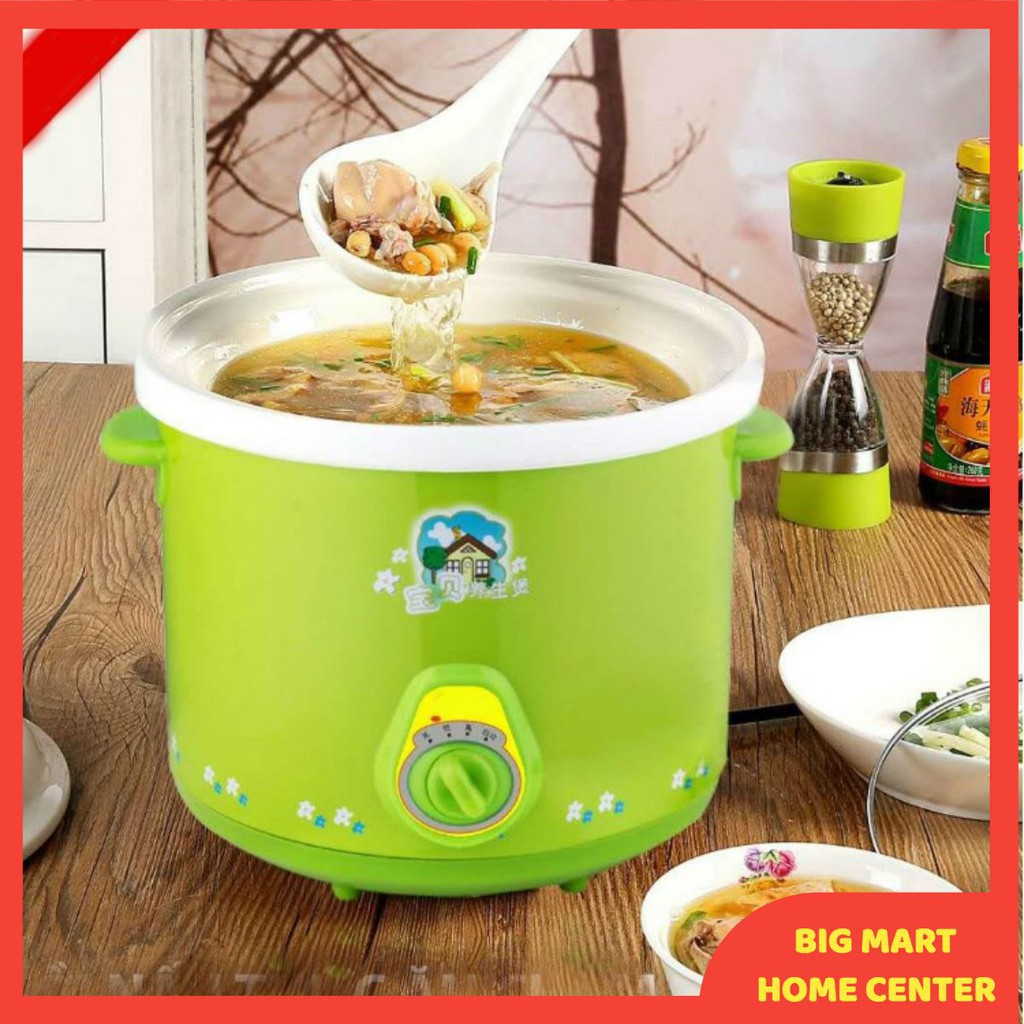 Nồi kho cá, hầm cháo chậm loại 1.5 lít và 2.5 lít hàng nhập khẩu cao cấp