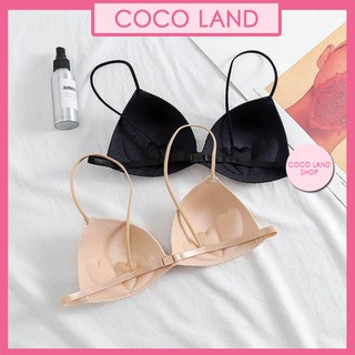 Áo Bra Đúc Su Cài Sau 818 Áo ngực bra 2 dây mảnh, Áo brallte dây nhỏ dễ thương, Áo bra cao cấp mút mỏng