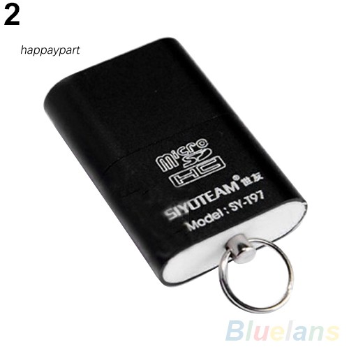 Portable Mini USB 2.0 Micro SD TF T-Flash Memory Flash Drive Adapter Card Reader