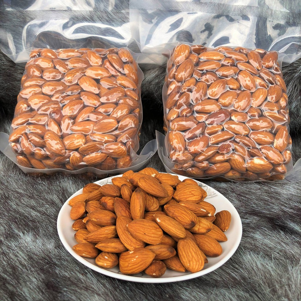 500Gr Hạt Hạnh Nhân Mỹ Tươi (Làm sữa - Bánh) | BigBuy360 - bigbuy360.vn