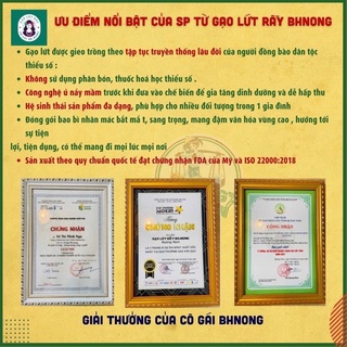 Trà gạo lứt rang mộc Bh.nong