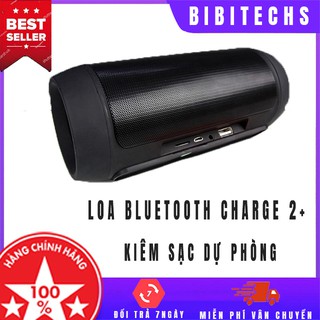 [Siêu bass] Loa bluetooth cầm tay không dây Charge 2+ ⚡Freeship⚡ Loa nghe nghạc kiêm sạc dự phòng 3000mAh - BiBiTechs