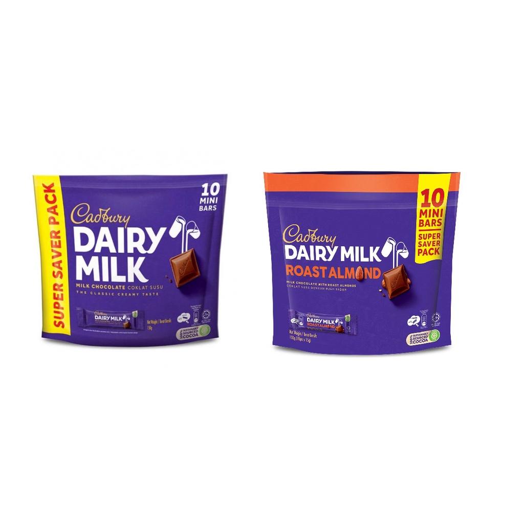 Chocolate Cadbury Dairy Milk gói 150gr