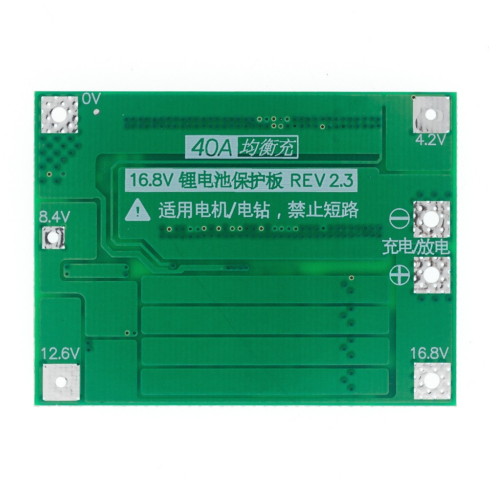 Bảng Sạc Pin Li-ion 3S/4S 40A 60A 18650 BMS Cho Động Cơ Khoan 11.1V 12.6V/14.8V 16.8V