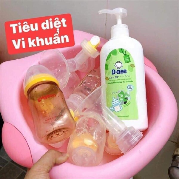 Nước rửa bình sữa D-NEE 💥MỚI NHẤT💥 nước rửa New Born Baby Bottle & Nipple Cleanser