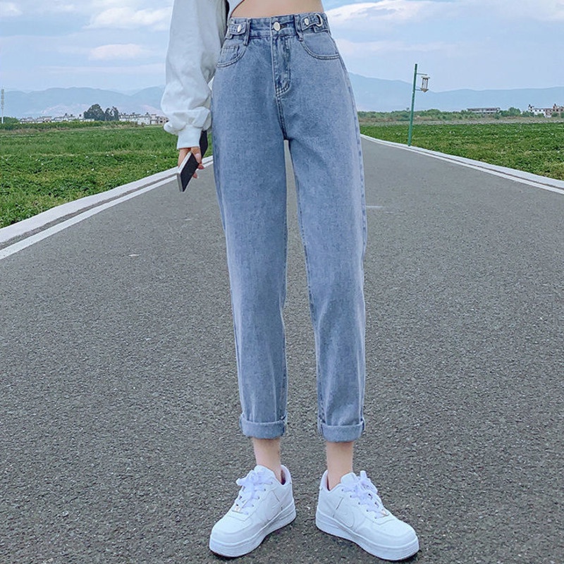 Quần Jean Nữ Lưng Cao Kiểu Dáng Mới