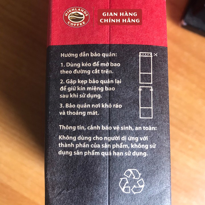 Hai gói cà phê rang xay Truyền Thống Highlands Coffee 200g, cafe pha phin Truyền thống: cà phê arabica + cà phê robusta | BigBuy360 - bigbuy360.vn