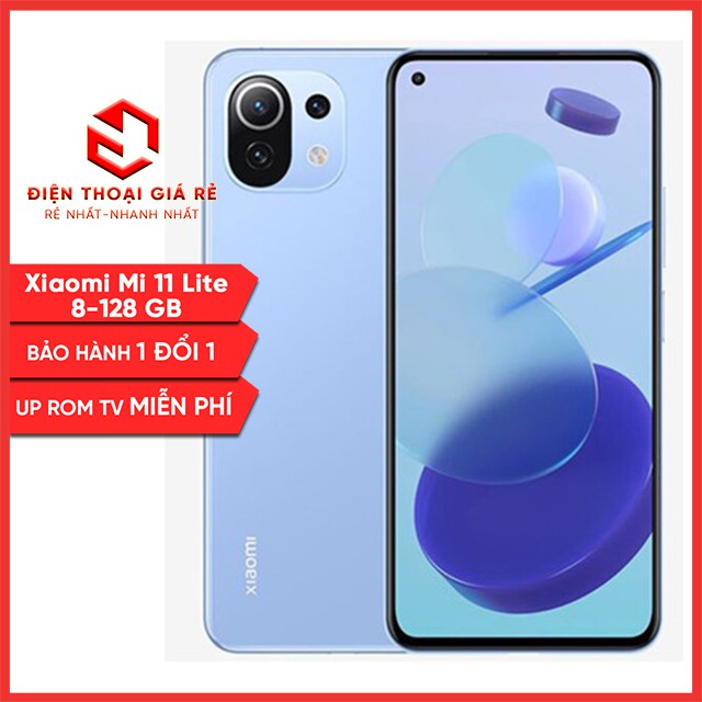 [8-128GB] Điện thoại Xiaomi Mi 11 Lite 5G, RAM 8/128GB [Giá rẻ Hà Nội, BH 3 tháng 1 đổi 1 - Tặng dán màn] | WebRaoVat - webraovat.net.vn