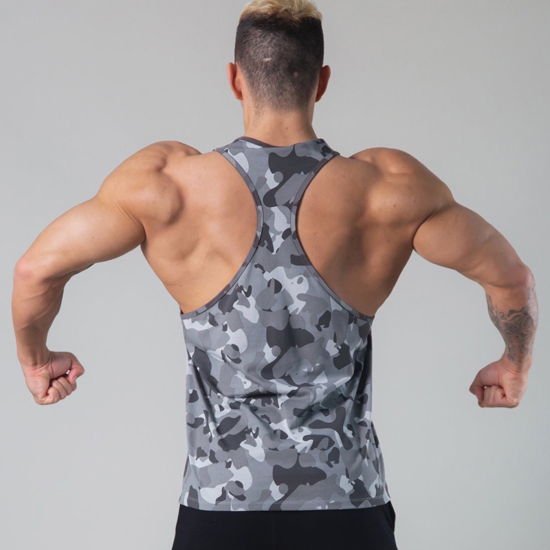 Áo Ba Lỗ Nam Họa Tiết Rằn Ri Chất Liệu Co Giãn Khô Thoáng Nhanh Size M-3XL