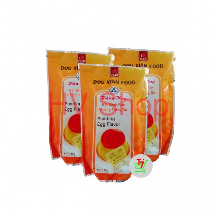 Bột Bánh Flan Hương Trứng Gà Hoàng Huy 1kg