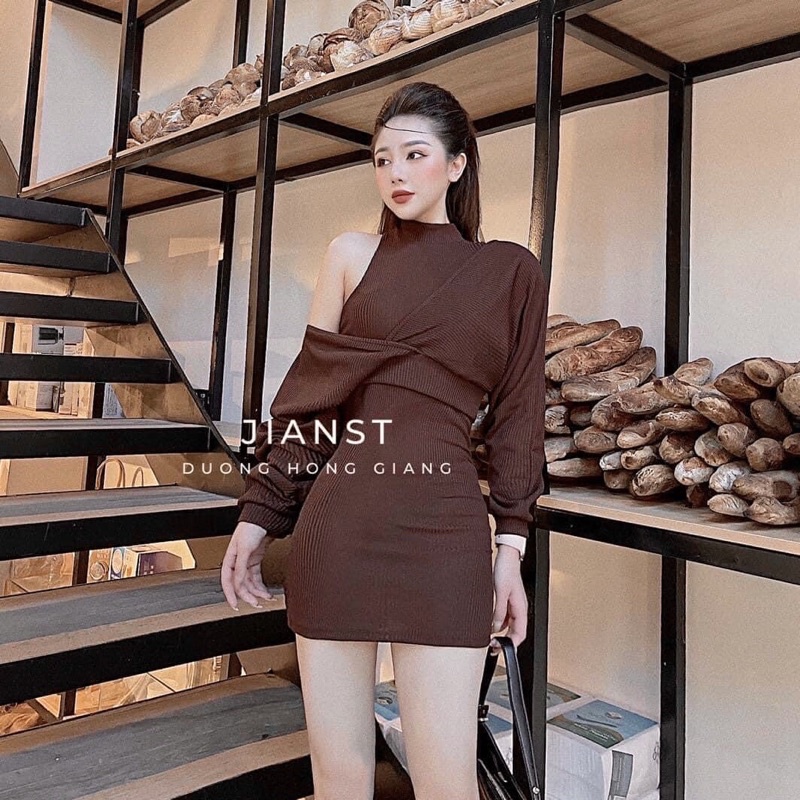 Set Váy Len Body Mix Áo Khoác Cổ V Thời Trang✌️Ảnh Thật 5 Màu | BigBuy360 - bigbuy360.vn