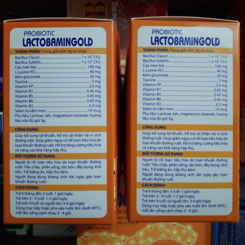 Men tiêu hóa Lactobamin Gold - cải thiện hệ tiêu hóa đường ruột
