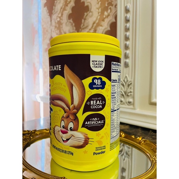 Bột Nesquik Chocolate 1.275kg Hàng Mỹ