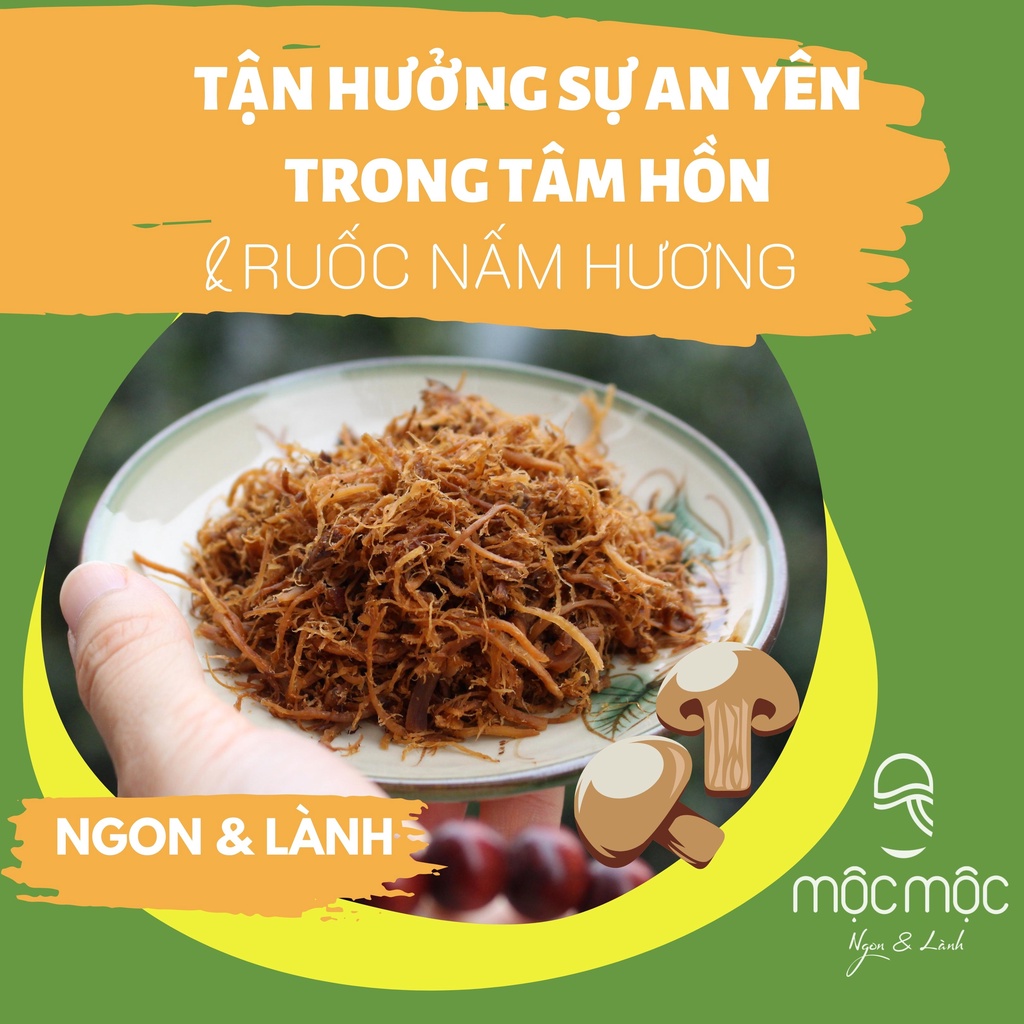 Ruốc nấm hương chay hữu cơ Mộc Mộc 200g - Ruốc nấm sạch - Ruốc nấm - Ruốc nấm Mộc Mộc | BigBuy360 - bigbuy360.vn